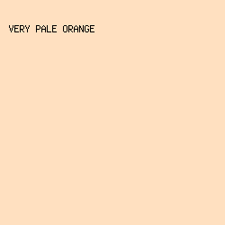ffe0c0 - Very Pale Orange color image preview