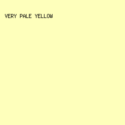 FEFFBB - Very Pale Yellow color image preview
