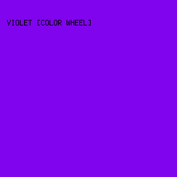 8004EE - Violet [Color Wheel] color image preview