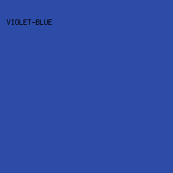2D4CA8 - Violet-Blue color image preview