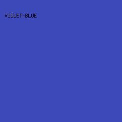 3D49B9 - Violet-Blue color image preview