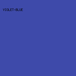 3E4AAA - Violet-Blue color image preview