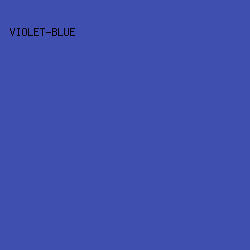 3E4FAF - Violet-Blue color image preview