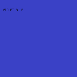 3a41c6 - Violet-Blue color image preview