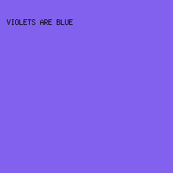 8161ed - Violets Are Blue color image preview
