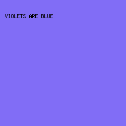 816df6 - Violets Are Blue color image preview