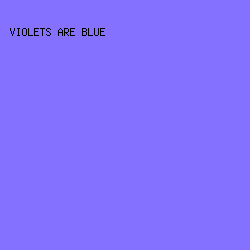8471FF - Violets Are Blue color image preview