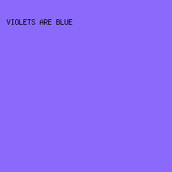 8B6AFB - Violets Are Blue color image preview