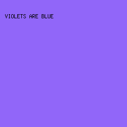 9166F9 - Violets Are Blue color image preview