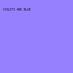 9780fe - Violets Are Blue color image preview