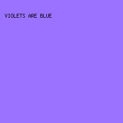 9b72ff - Violets Are Blue color image preview