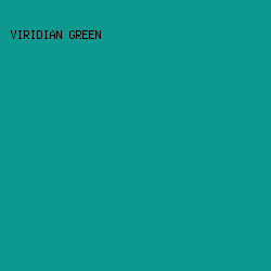 0E9990 - Viridian Green color image preview