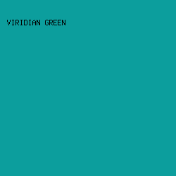 0c9e9d - Viridian Green color image preview