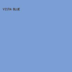 7AA0D5 - Vista Blue color image preview