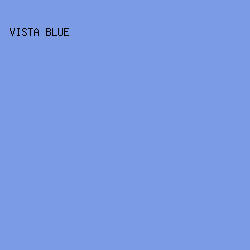 7C9BE5 - Vista Blue color image preview