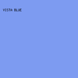 7D9BF1 - Vista Blue color image preview