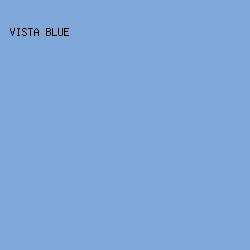 7FA7DA - Vista Blue color image preview