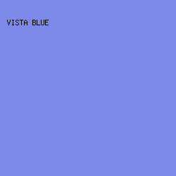 7d89e8 - Vista Blue color image preview
