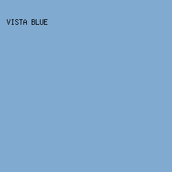 80AAD0 - Vista Blue color image preview