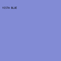 828BD5 - Vista Blue color image preview