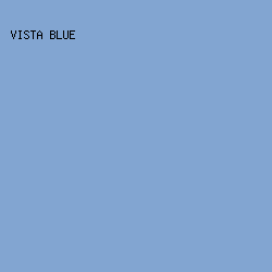 82a5d1 - Vista Blue color image preview