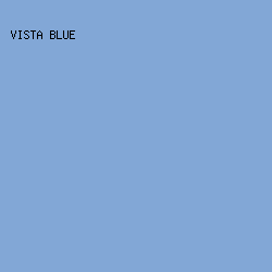 82a7d6 - Vista Blue color image preview