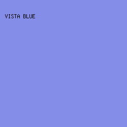 848DE8 - Vista Blue color image preview