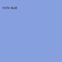 869FDE - Vista Blue color image preview