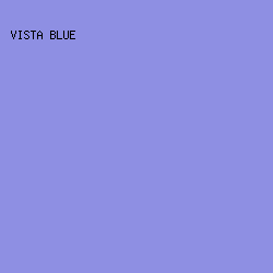 8e8fe3 - Vista Blue color image preview