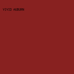 882120 - Vivid Auburn color image preview