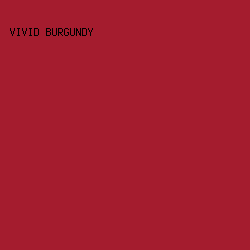 a41c2e - Vivid Burgundy color image preview