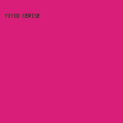 D81E78 - Vivid Cerise color image preview