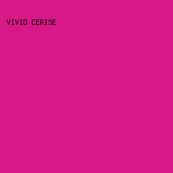 D91887 - Vivid Cerise color image preview