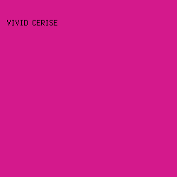 d4198c - Vivid Cerise color image preview