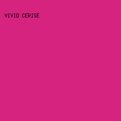 d6237f - Vivid Cerise color image preview