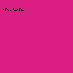 dc1d83 - Vivid Cerise color image preview