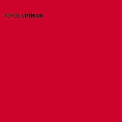 CD032C - Vivid Crimson color image preview