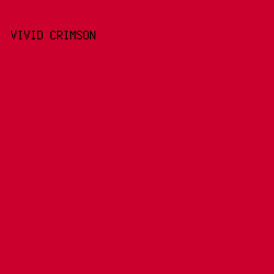 cb002d - Vivid Crimson color image preview