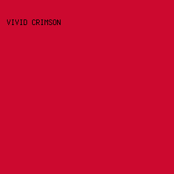 cc092f - Vivid Crimson color image preview