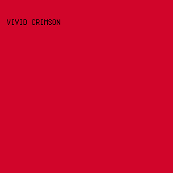 d1052a - Vivid Crimson color image preview