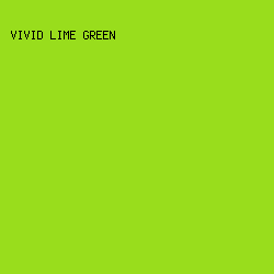 99DD1C - Vivid Lime Green color image preview