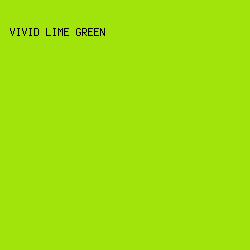 A1E40B - Vivid Lime Green color image preview