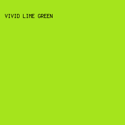 A5E41C - Vivid Lime Green color image preview