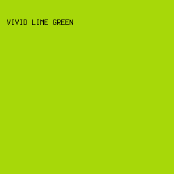 A7D809 - Vivid Lime Green color image preview