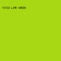 A8D714 - Vivid Lime Green color image preview