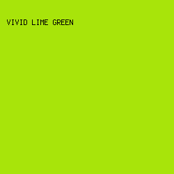 A8E40A - Vivid Lime Green color image preview