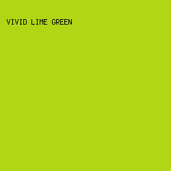 B0D615 - Vivid Lime Green color image preview