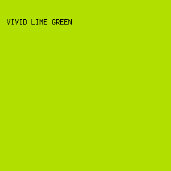 B0DF00 - Vivid Lime Green color image preview