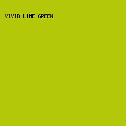 B2C809 - Vivid Lime Green color image preview