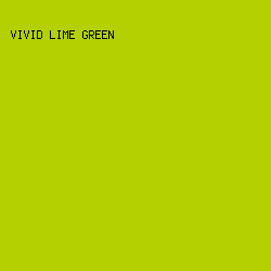 B4D000 - Vivid Lime Green color image preview